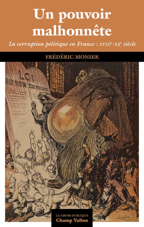 Couverture ebook de Un pouvoir malhonnête, de Frédéric MONIER