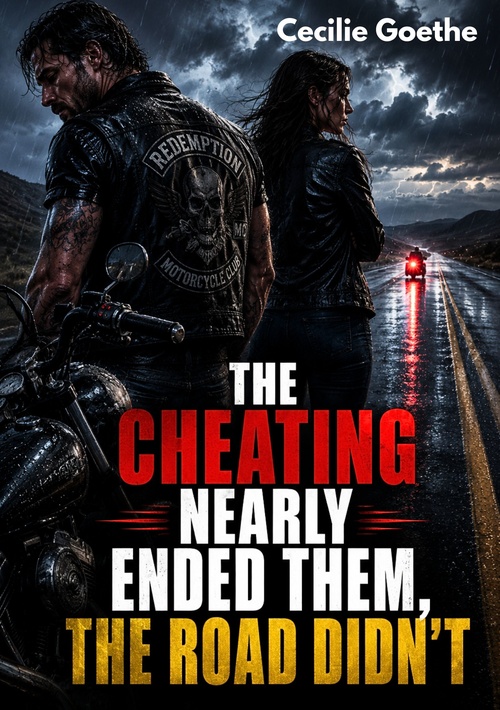 ebook cover of The Cheating Nearly Ended Them, the Road Didn't, by Cecilie Goethe