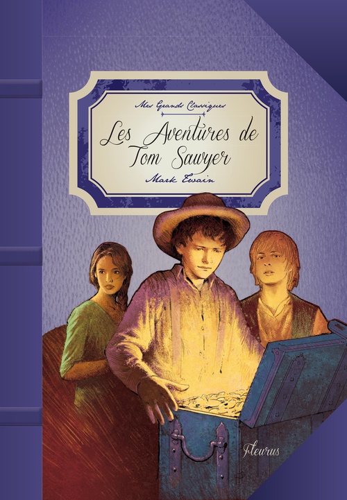 Couverture ebook de Les aventures de Tom Sawyer, de Mark Twain, Claude Cachin