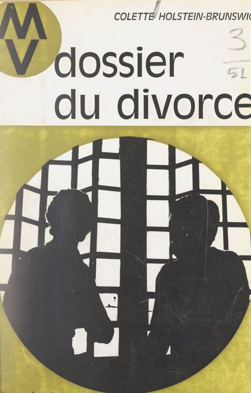 ebook cover of Dossier du divorce, by Colette Holstein-Brunswic