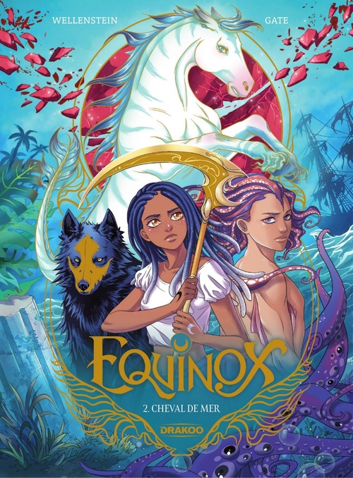 ebook cover of Equinox - Tome 2 - Cheval de Mer, by Aurélie Wellenstein, Aurora Gate