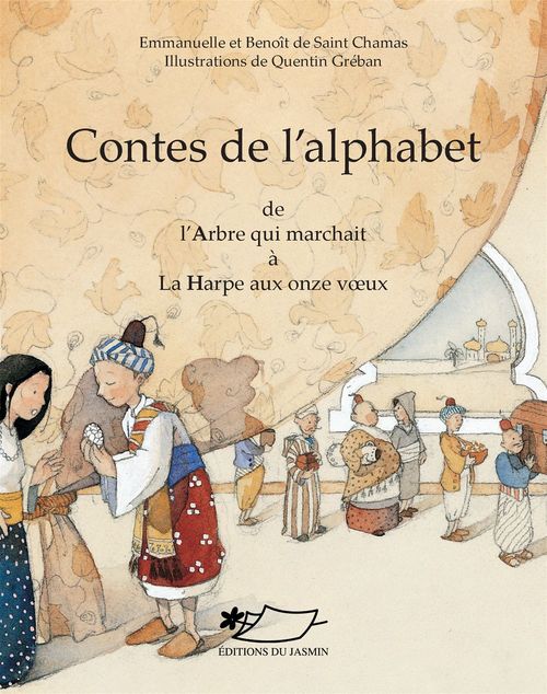 Couverture ebook de Contes de l'alphabet I (A-H), de Emmanuelle Et Benoît De Saint Chamas, Quentin Gréban
