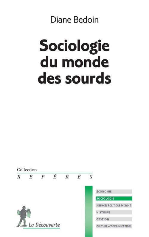 Couverture ebook de Sociologie du monde des sourds, de Diane Bedoin