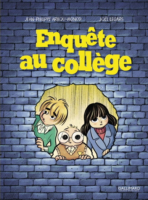 Couverture ebook de Enquête au collège, de Jean-Philippe Arrou-Vignod, Joël Legars