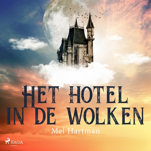 audiobook cover of Het hotel in de wolken, by Mel Hartman