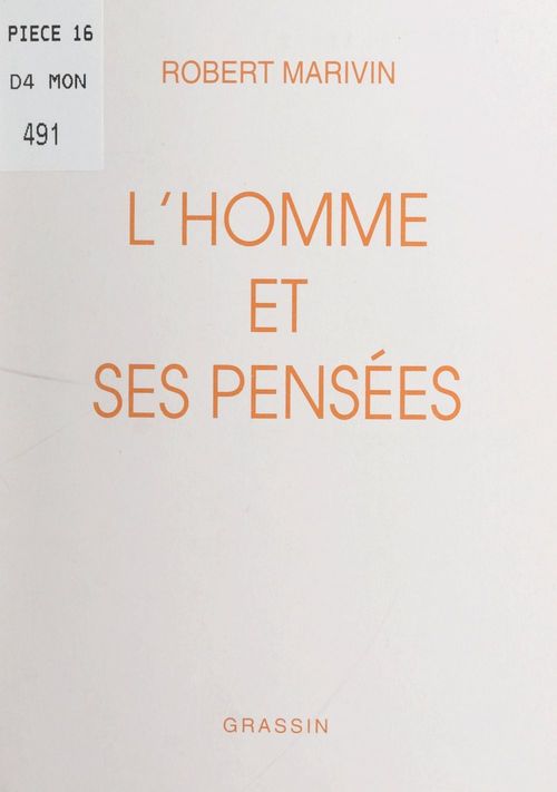 ebook cover of L'homme et ses pensées, by Robert Marivin