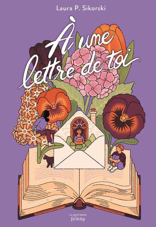 ebook cover of À une lettre de toi, by L. M. Volange