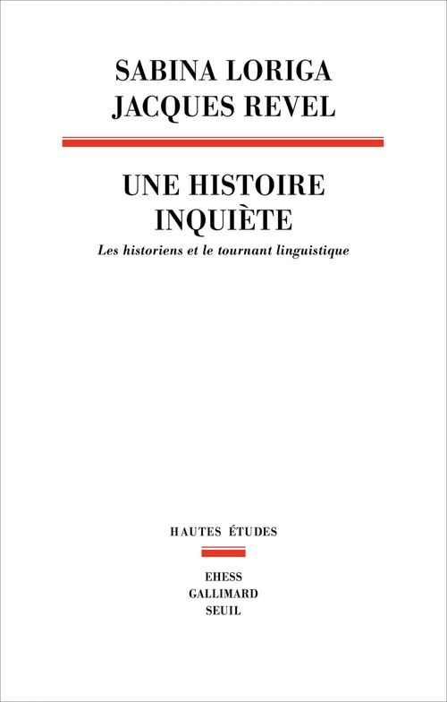 ebook cover of Une histoire inquiète, by Sabina Loriga, Jacques Revel