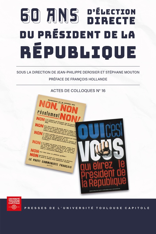 Couverture ebook de 60 ans d'élection directe du Président de la République, de