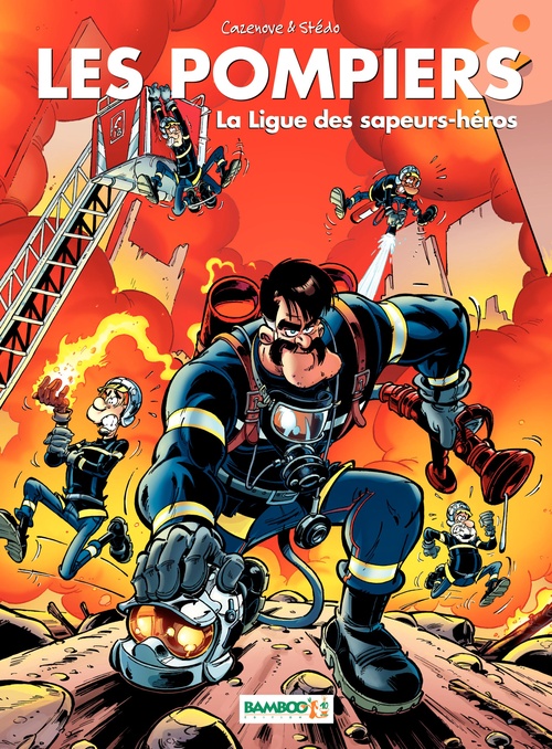 ebook cover of Les Pompiers - Tome 8, by Christophe Cazenove, Stédo
