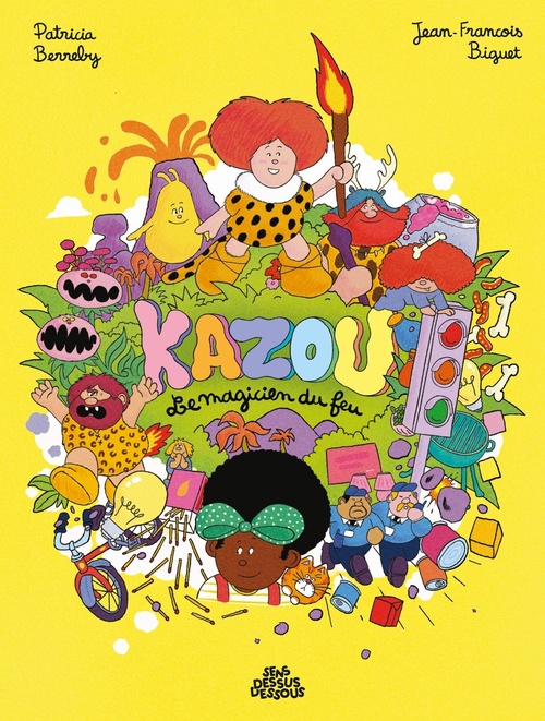 Couverture ebook de Kazou, le magicien du feu, de Patricia Berreby