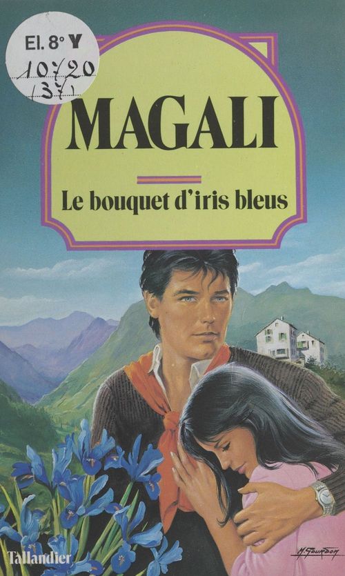 Couverture ebook de Le bouquet d'iris bleus, de Magali