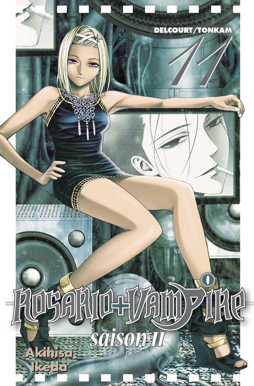 Couverture ebook de Rosario + Vampire saison II T11, de Akihisa Ikeda