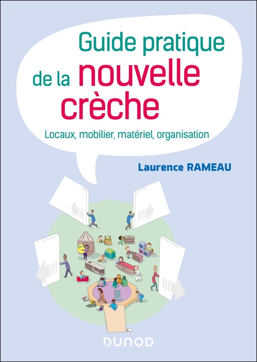 Couverture ebook de Guide pratique de la nouvelle crèche, de Laurence Rameau