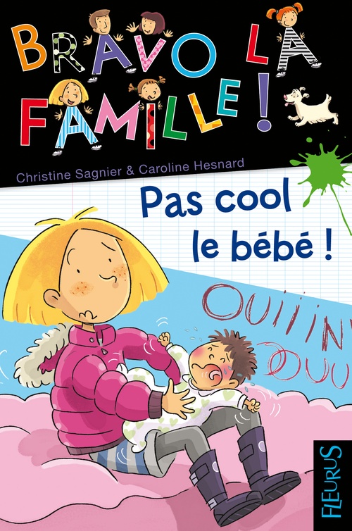 ebook cover of Pas cool le bébé !, by Caroline Hesnard, Christine Sagnier