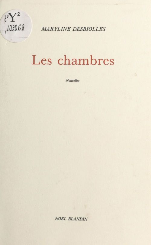 ebook cover of Les Chambres, by Maryline Desbiolles