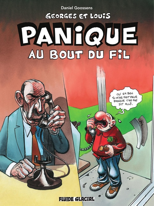 Couverture ebook de Georges et Louis romanciers : Panique au bout du fil, de Goossens