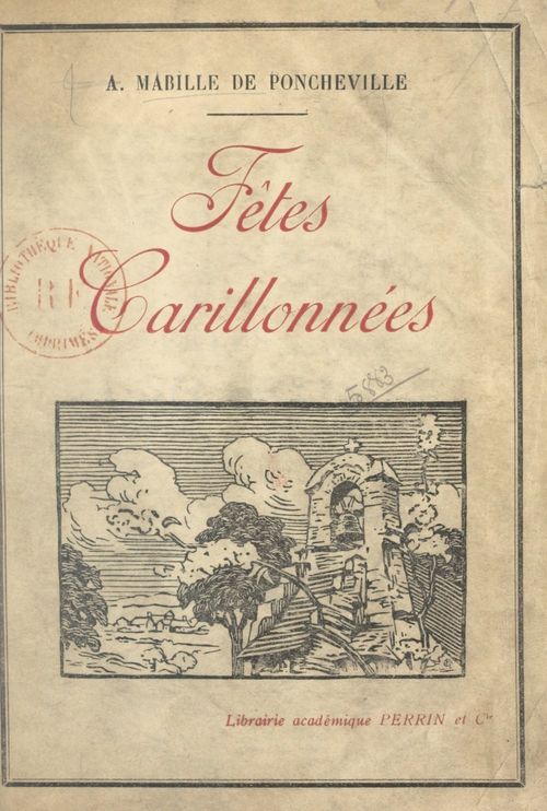 ebook cover of Fêtes carillonnées, by André Mabille de poncheville