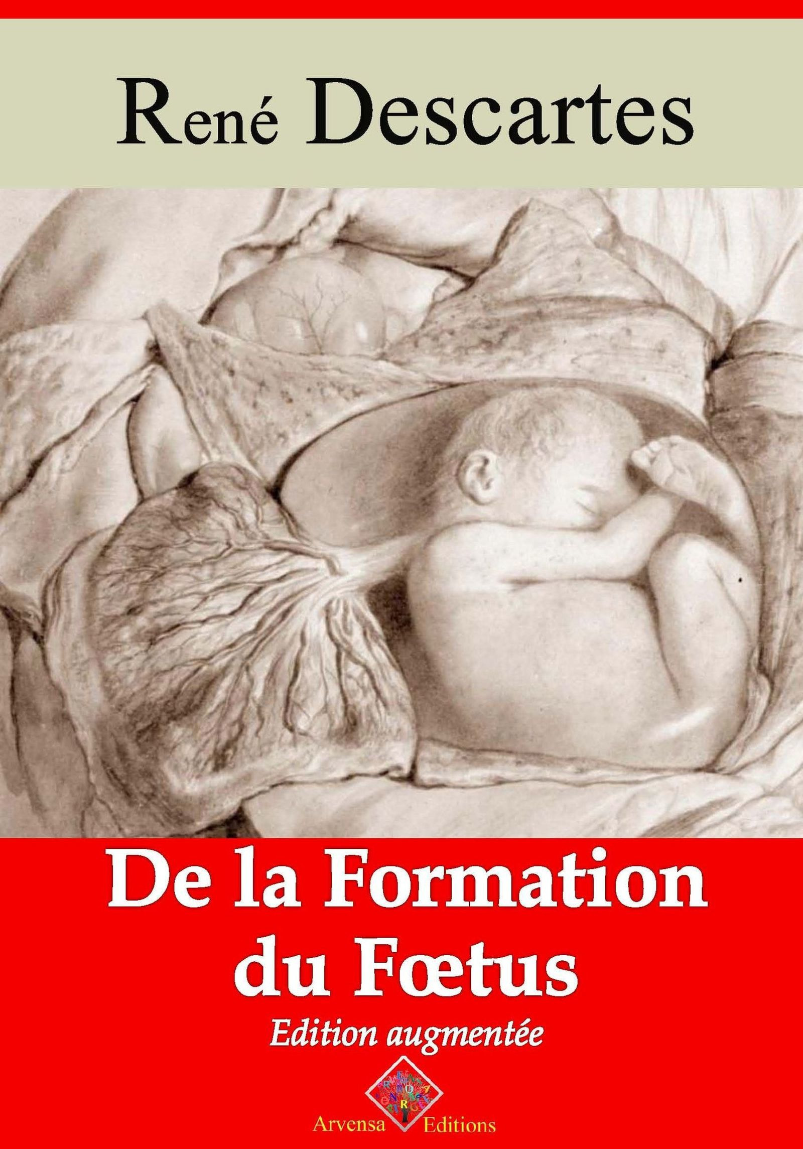 ebook cover of De la formation du foetus - suivi d'annexes, by Rene Descartes