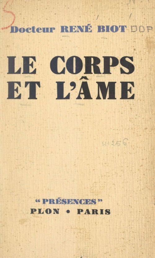 Couverture ebook de Le corps et l'âme, de Rene Biot