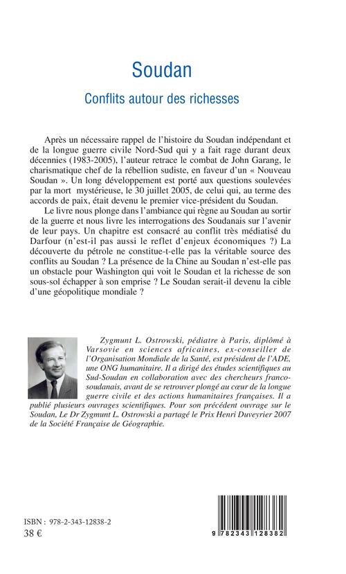 ebook cover of Soudan. Conflits autour des richesses, by Zygmunt L. Ostrowski