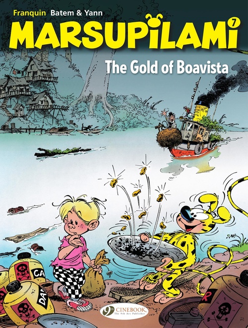 ebook cover of The Marsupilami - Volume 7 - The Gold of Boavista, by André Franquin, Yann, Batem