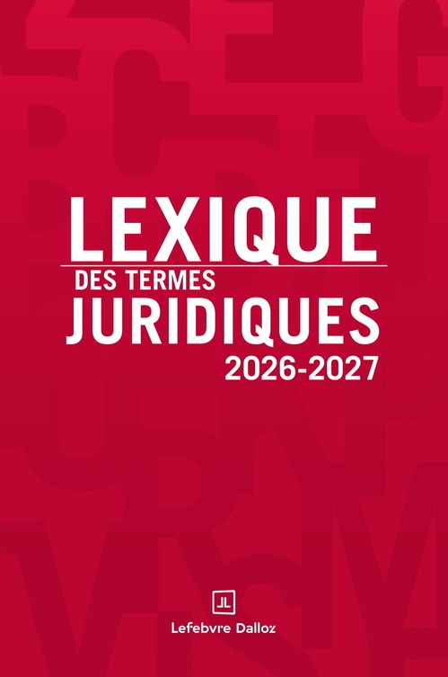 Couverture ebook de Lexique des termes juridiques 2026-2027 34ed, de
