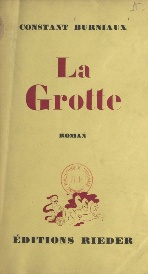 Couverture ebook de La grotte, de Constant Burniaux