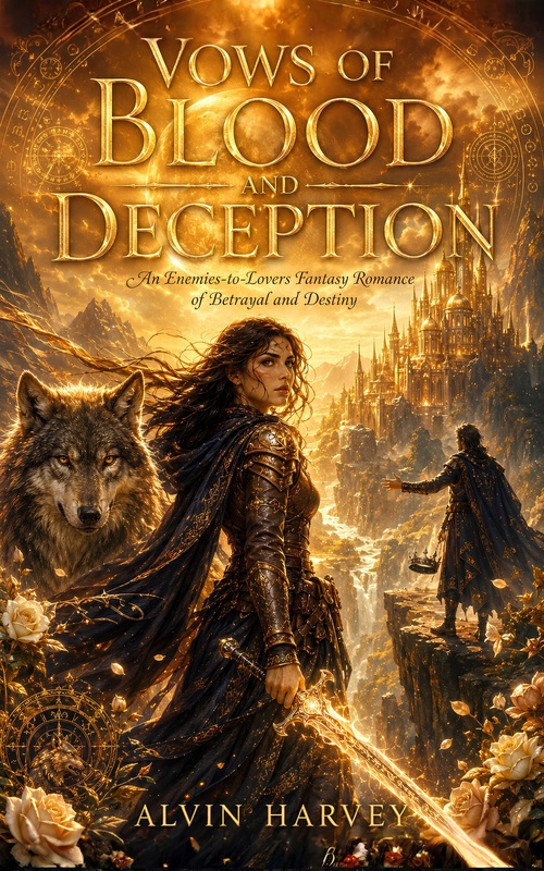 Couverture ebook de Vows of Blood and Deception, de Alvin Harvey