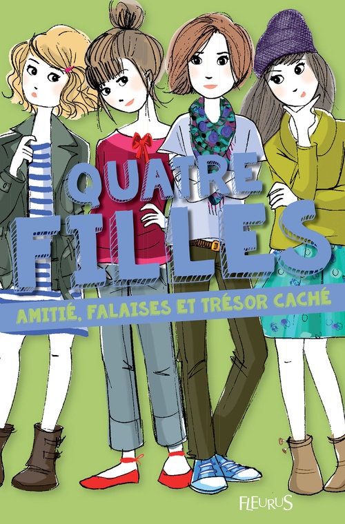 Couverture ebook de Amitié, falaises et trésor caché, de Charlotte Grossetête, Dorothée Jost