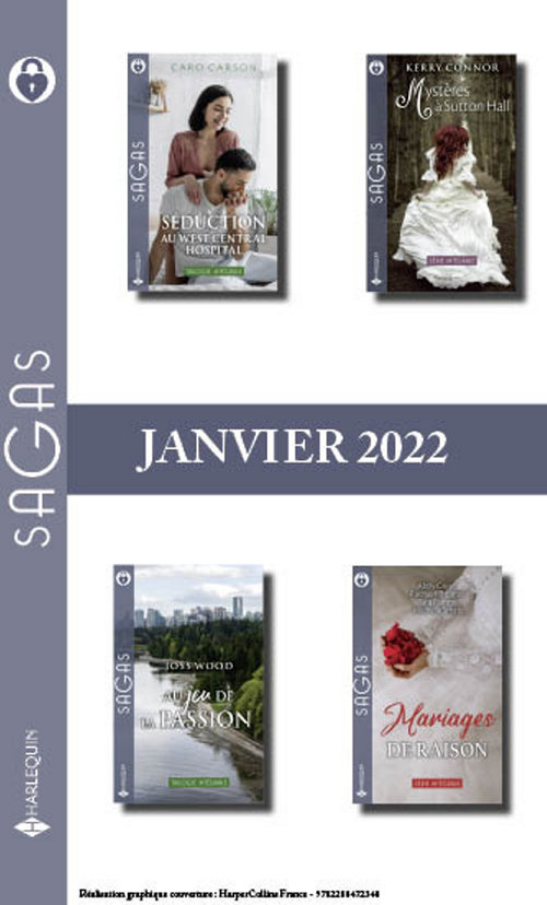 ebook cover of Pack mensuel Sagas : 12 romans (Janvier 2022), by Collectif