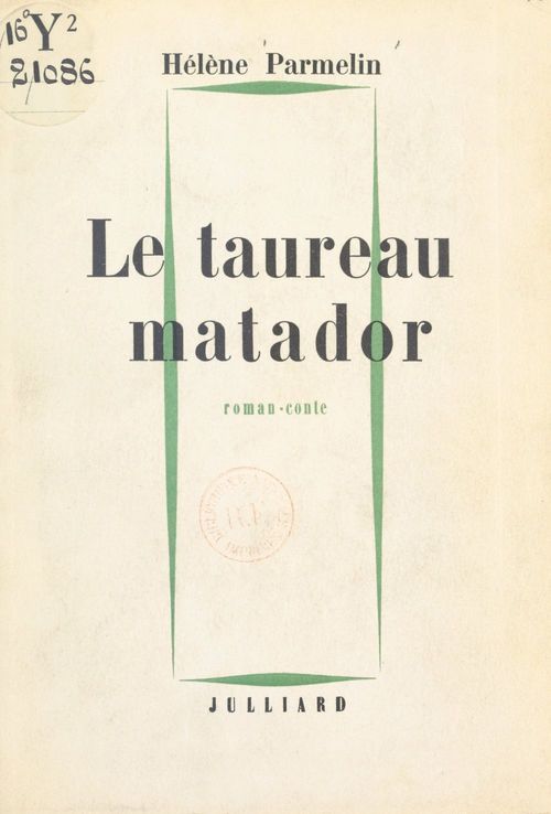 ebook cover of Le taureau matador, by Helene Parmelin