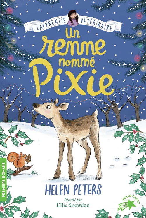 Couverture ebook de Jasmine, l'apprentie vétérinaire (Tome 16) - Un renne nommé Pixie, de Helen Peters