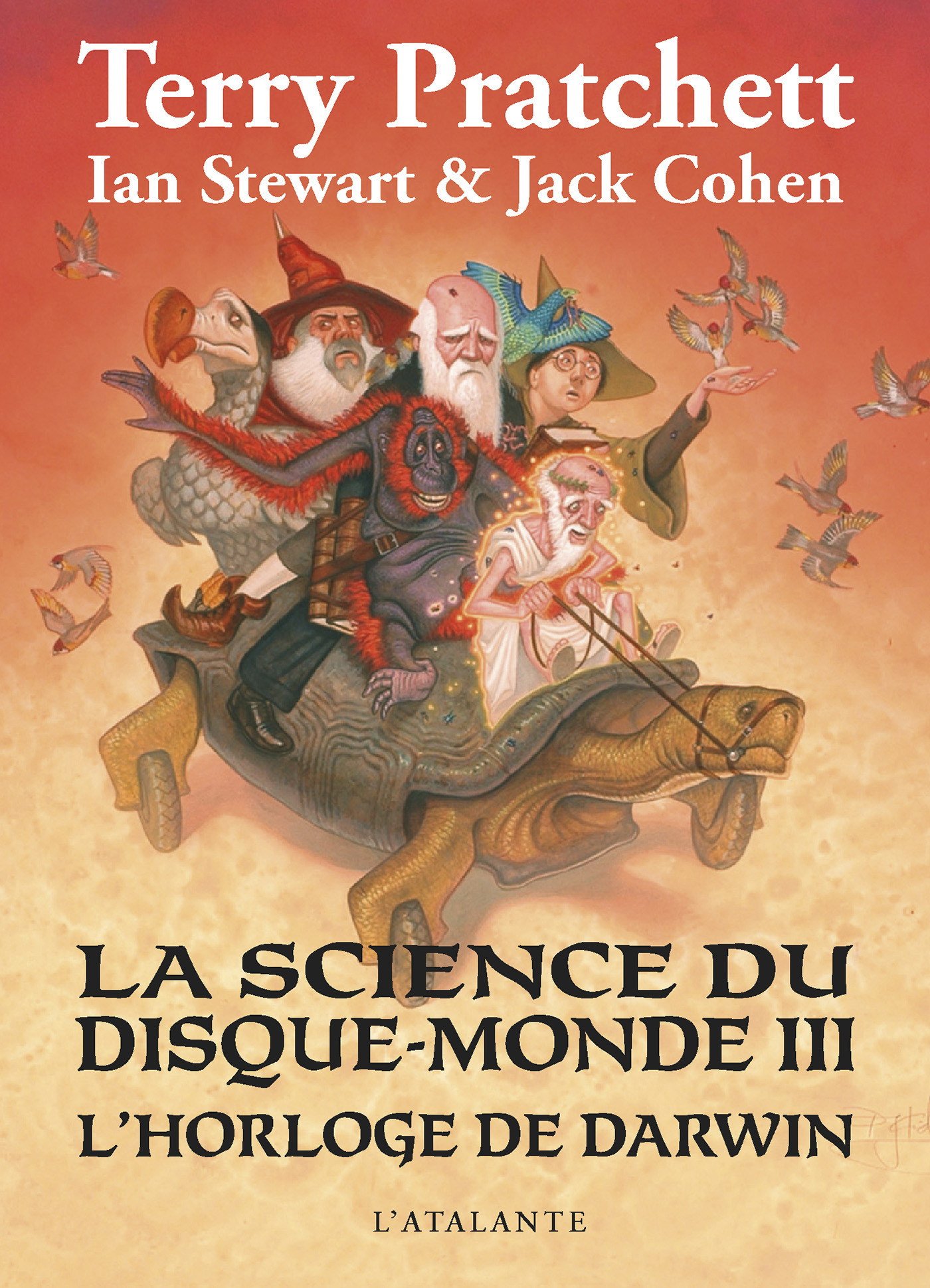 ebook cover of L'horloge de Darwin, by Jack Cohen, Terry Pratchett, Ian Stewart