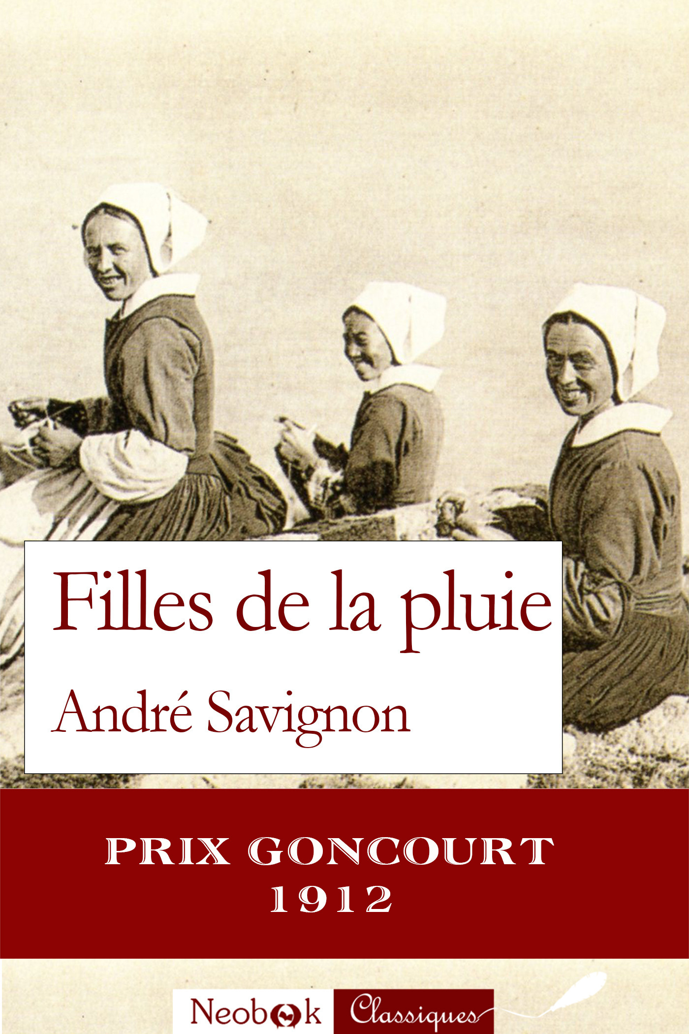 ebook cover of Filles de la pluie, by Andre Savignon