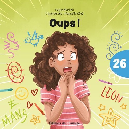 Couverture ebook de Oups !, de Fidjie Martel