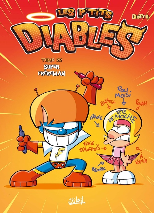 ebook cover of Les P'tits Diables T22 - Super Frèreman, by Olivier Dutto