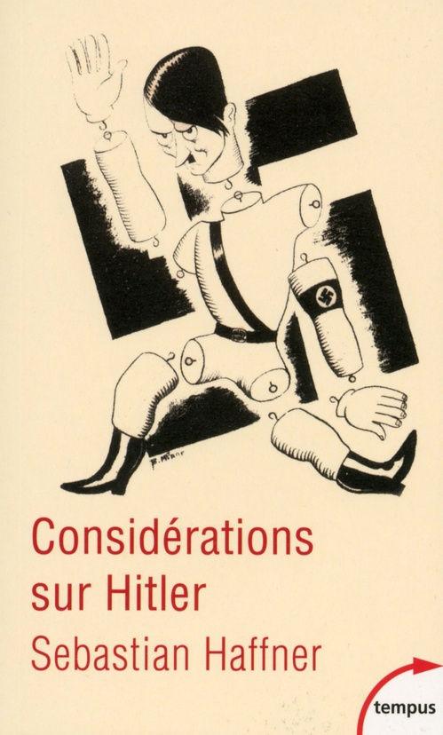 ebook cover of Considérations sur Hitler, by Sebastian Haffner