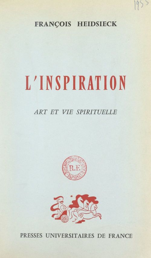 ebook cover of L'inspiration, by Francois Heidsieck