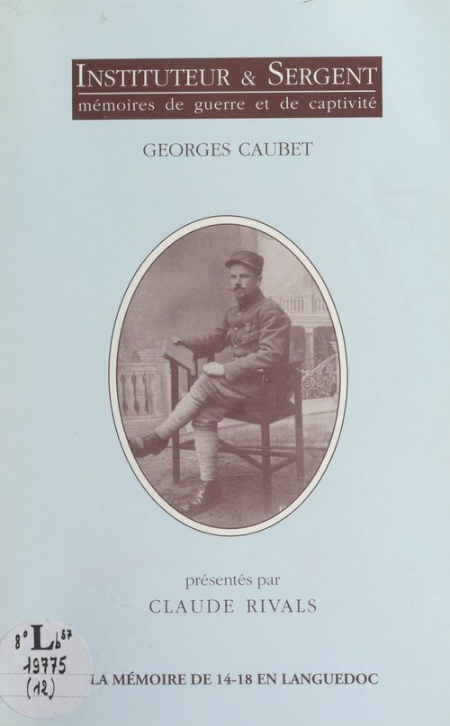 Couverture ebook de Instituteur & sergent, de Georges Caubet