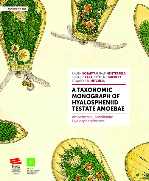 ebook cover of A taxonomic monograph of hyalospheniid testate amoebae, by Anush Kosakyan, Edward A. D. Mitchell, Clement Duckert, Ralf Meisterfeld, Rida Laraki