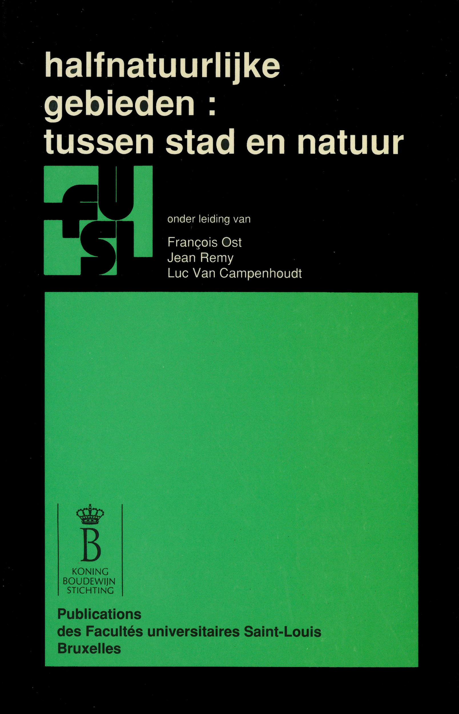 Couverture ebook de Halfnatuurlijke gebieden : tussen stad en natuur, de