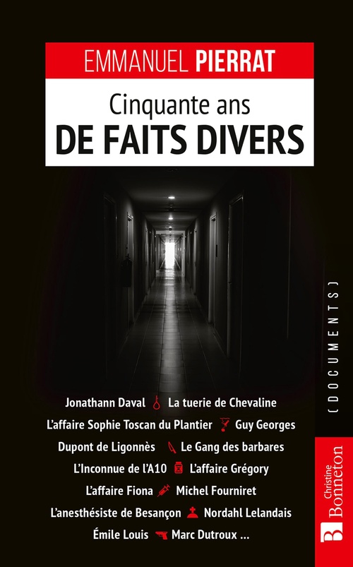 ebook cover of Cinquante ans de faits divers, by Emmanuel Pierrat