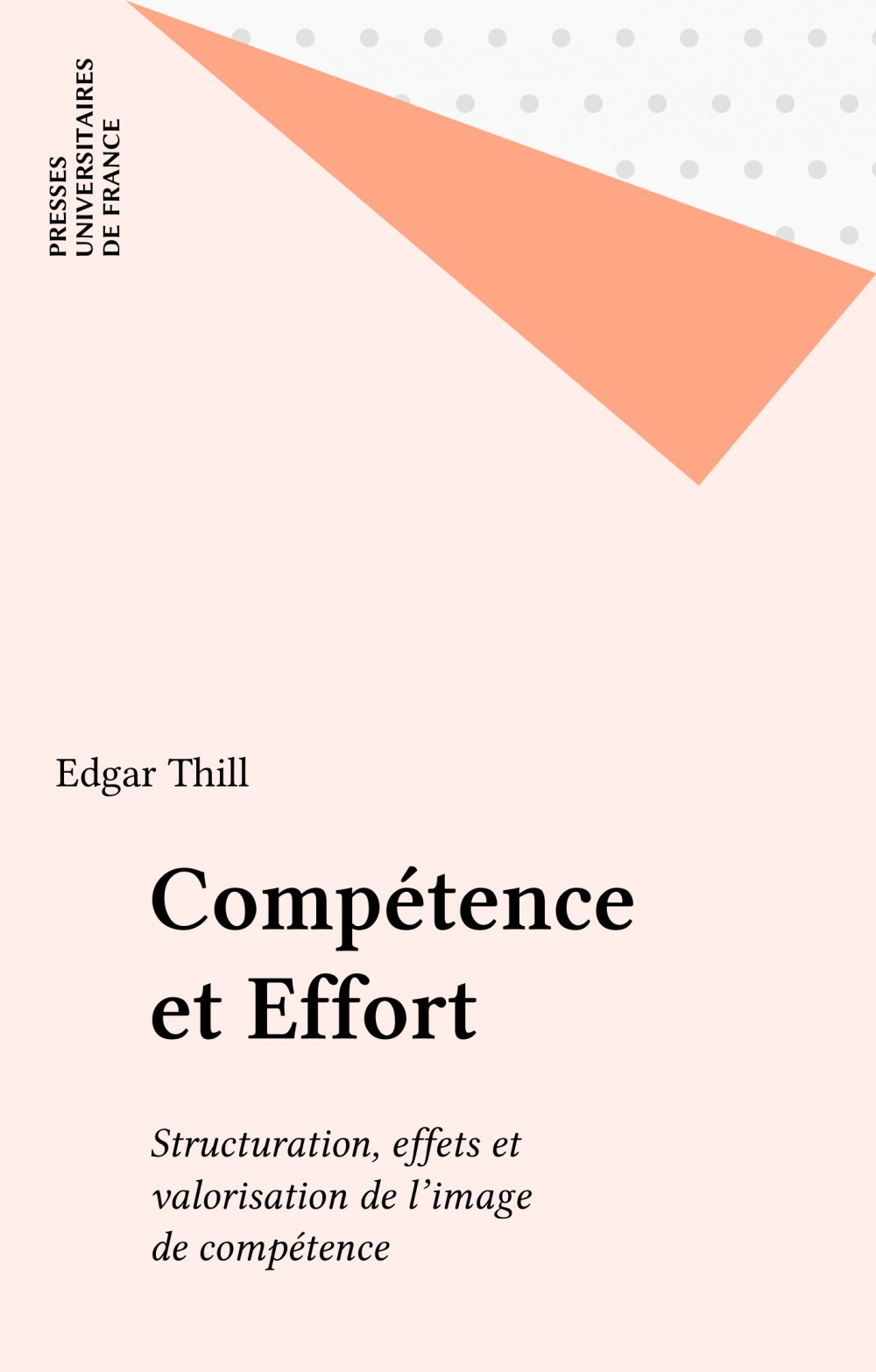 Couverture ebook de Compétence et Effort, de Edgar Thill