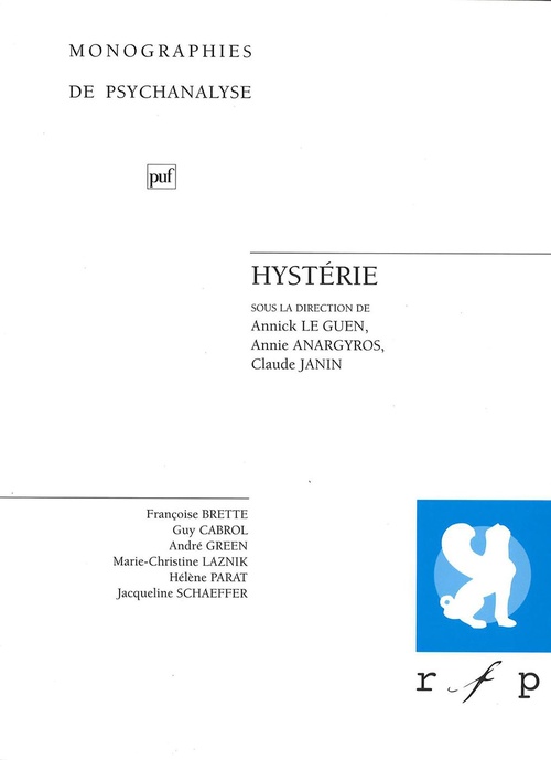 ebook cover of Hystérie, by Annie Anargyros, Annick Le guen