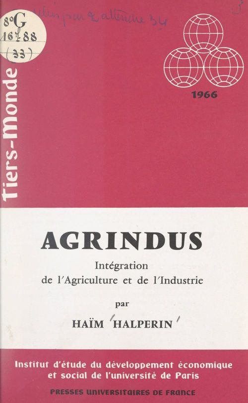 Couverture ebook de Agrindus, de Haim Halperin