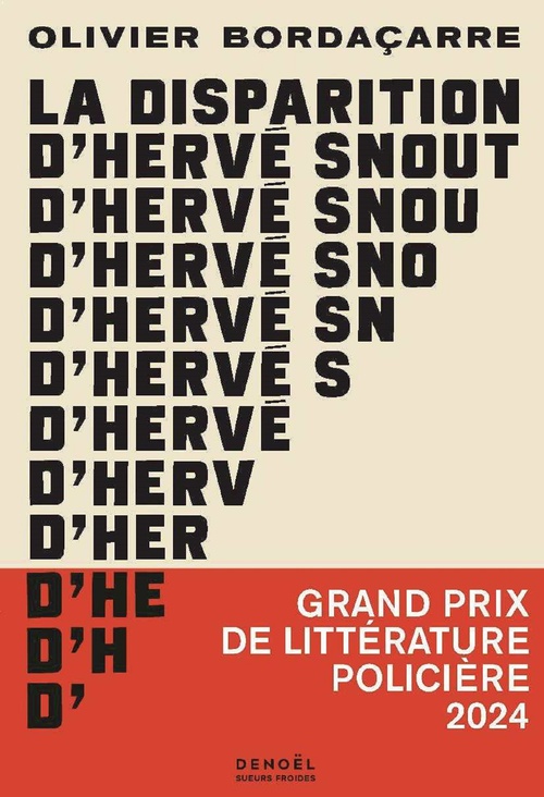 ebook cover of La Disparition d´Hervé Snout, by Olivier Bordaçarre
