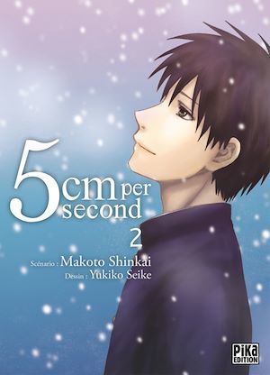 Couverture ebook de 5cm per Second T02, de Makoto Shinkai, Yukiko Seike