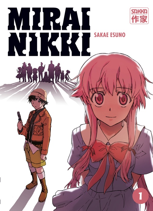Couverture ebook de Mirai Nikki (Tome 1), de Sakae Esuno, Kenji Saitô, Akinari Nao