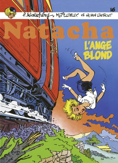 Couverture ebook de Natacha - Tome 16 - L'ange blond, de Georges Van linthout, Maurice Tillieux, François Walthéry